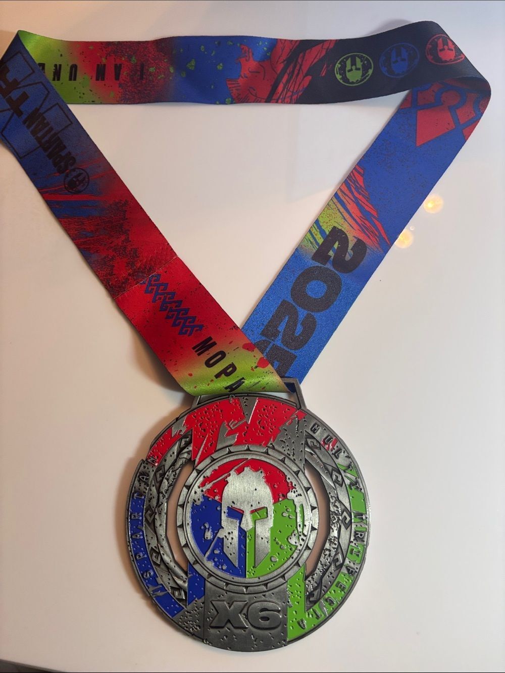 Spartan 6x Trifecta Medal 2025 Multifecta